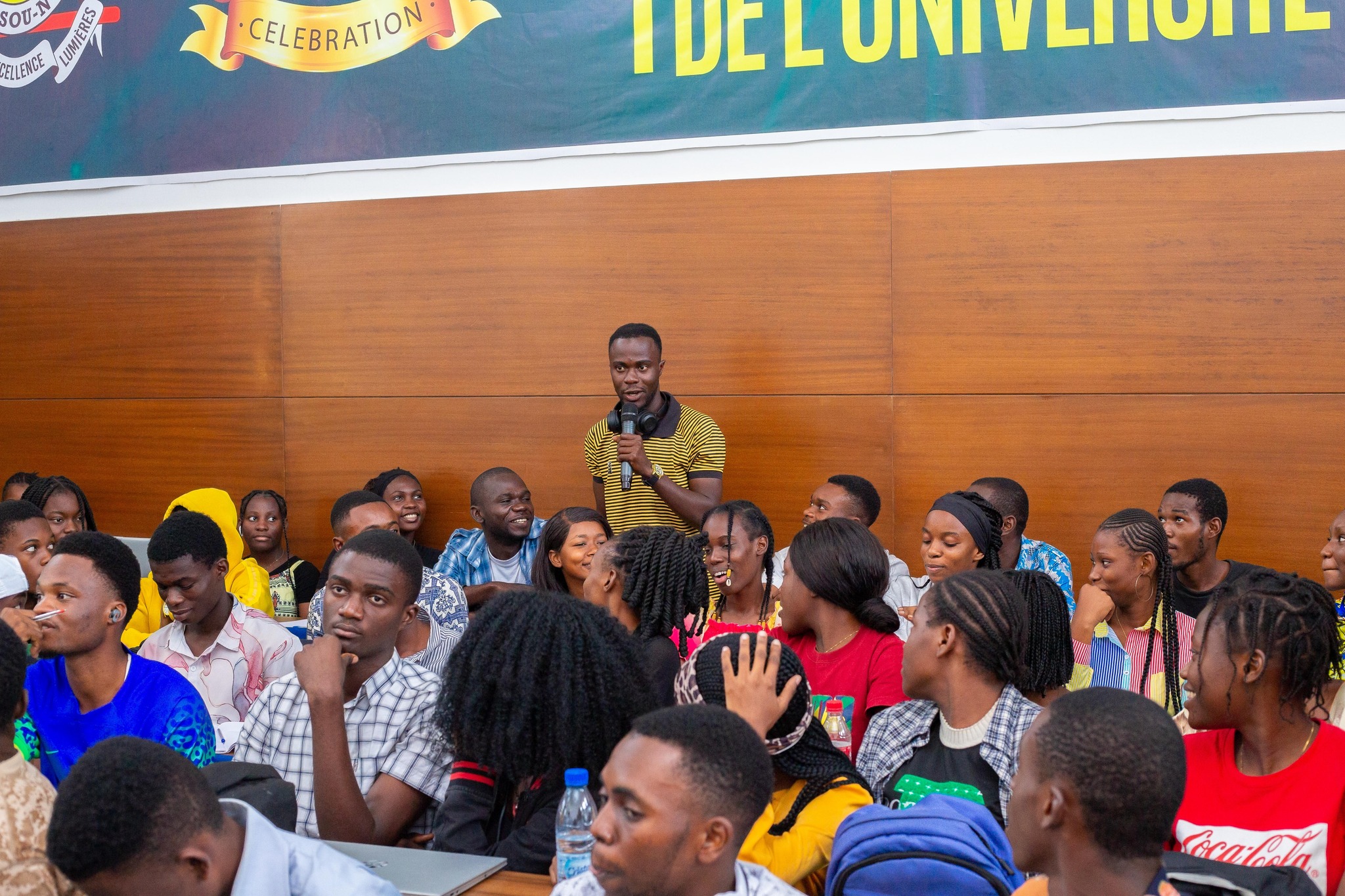 Les étudiants lors de la session