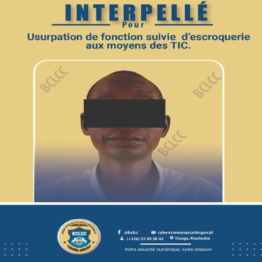 Lutte contre la cybercriminalité : un faux agent de la BCLCC interpellé à Ouagadougou